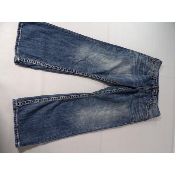 Silver Jeans Mens Gordie 34/30 Thick Stitch Y2K Denim Casual Rockabilly Bootcut - Picture 15 of 16